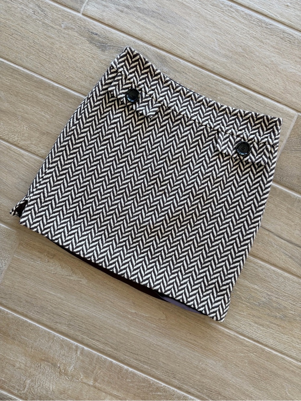 Michael Kors Women’s Woven Chevron Skirt Size 2